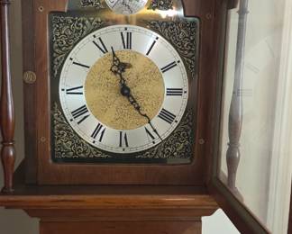 #5 Tempis Fugit Grandfather clock with weights 71x915 $200.00