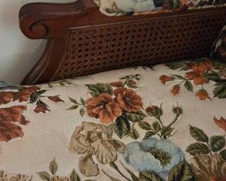 #1 Broyhill Premiere 84" flower sofa lattice arms $125.00