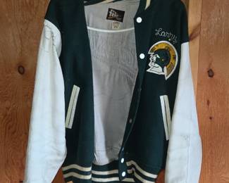 Older varsity jacket