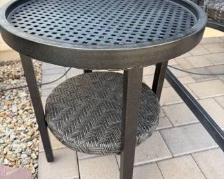 Small patio side table