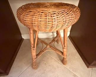 Wicker stool