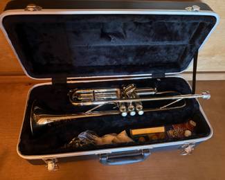 Antique Antoine Courtois Brass trumpet