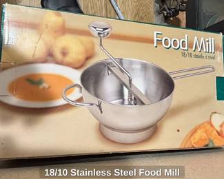 or Stainless Steel Food Mill
