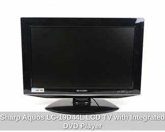 Sharp Aquos LCDL LCD TV with Integrated DVD Player