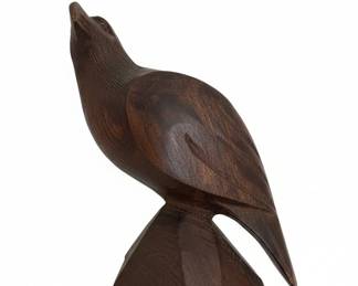 HandCarved Ironwood Eagle Sculpture