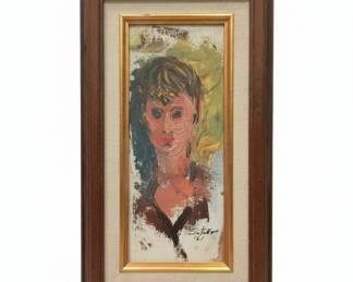 Sotello original portrait painting,