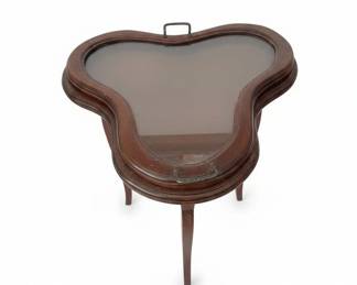 Vintage Mahogany Serving Tray Table