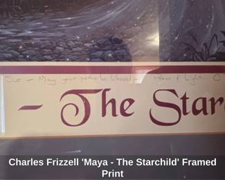 Charles Frizzell Maya The Starchild Framed Print third image