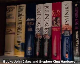 Books John Jakes and Stephen King Hardcover