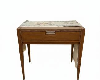 MidCentury Modern SingleDrawer Side Table or Nightstand