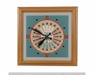 Southwestern Style Kokopelli Wall Clock