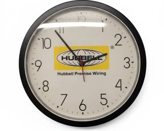 Hubbell Premise Wiring Promotional Wall Clock