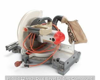 Ridgid inch Dual Bevel Sliding Compound Miter Saw