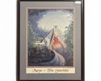 Charles Frizzell Maya The Starchild Framed Print