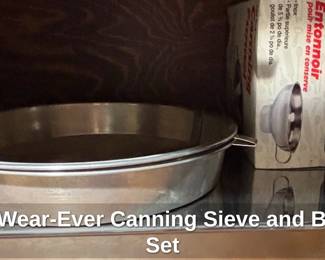 Vintage WearEver Canning Sieve and Bakeware Set second image