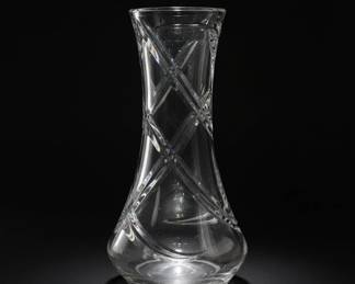 Marquis by Waterford Crystal Trillium Vase and Candlesticks