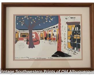 Vintage Southwestern Prints of Old Albuquerque