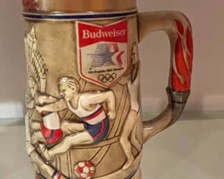 Budweiser Los Angeles Olympics Commemorative Stein