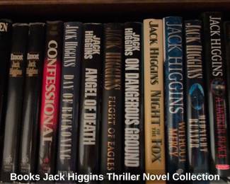 Books Jack Higgins Thriller Novel Collection