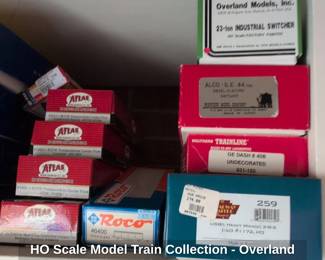 HO Scale Model Train Collection Overland Models, Walthers, Roco, Atlas