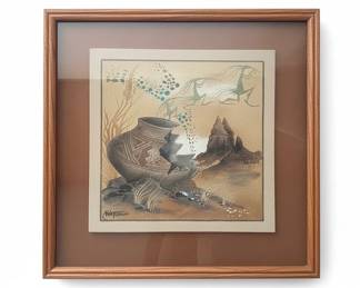 Watchman Navajo Sand Painting