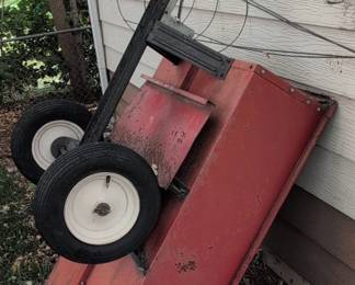 Vintage Steel Garden Dump Cart