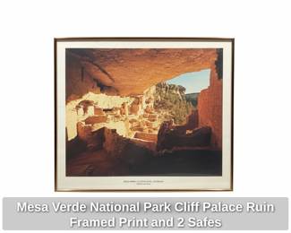 Mesa Verde National Park Cliff Palace Ruin Framed Print and Safes