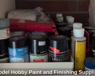 Model Hobby Paint and Finishing Supplies