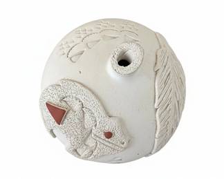 Laguna Pueblo S. Pedro Pottery Canteen third image