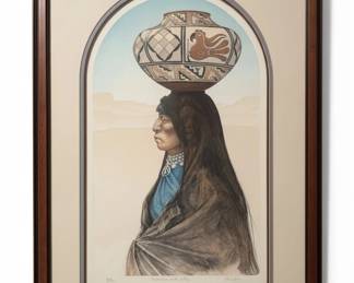 Charles Frizzel Woman with Olla Limited Edition Print fifth image