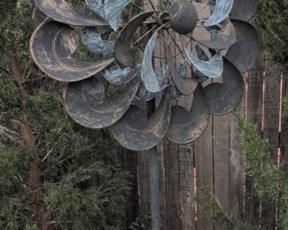 DualRotor Kinetic Garden Wind Spinner