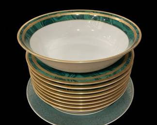 Christian Dior Godron Malachite Fine China fifth image