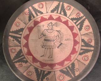 Hopi Pottery Charger by Gwen Setalla