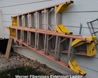 Werner Fiberglass Extension Ladder