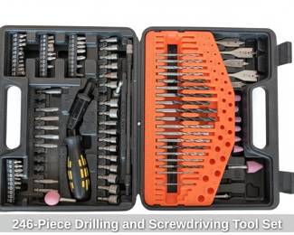 Piece Drilling and Screwdriving Tool Set