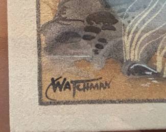 Watchman Navajo Sand Painting third image