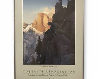 Stephen Lyman Yosemite Association Return of the Falcon Poster
