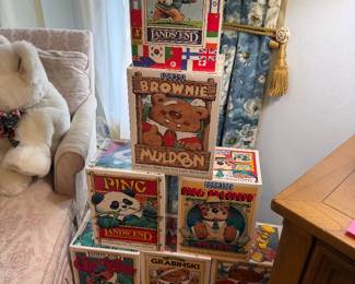 Collectible Lands End Bears in box