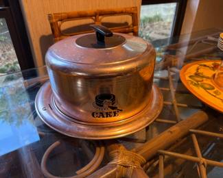 Vintage Copper Cake tin