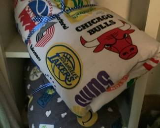 Vet. NBA Basktball Team Logo Sleeping Bag & Hippie Sticker Sleeping Bag