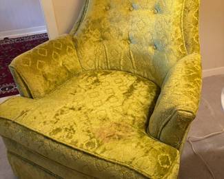 Vaughn Heller Crushed Velvet Occasional chair