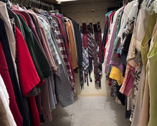 Mens’s and Women’s Clothes-including suits and coats