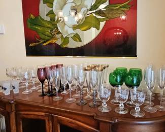 Vintage Stemware Assortment