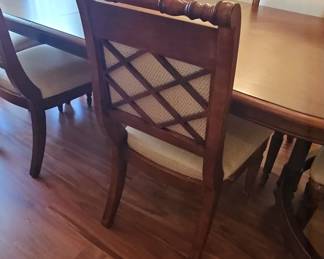 Ashley Furniture Dining Table with Six Chairs and Two Leaves third image