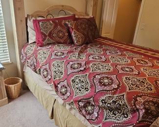 Rustic Transitional StoneTop Poster Bed second image