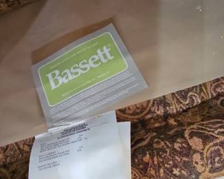 Bassett Furniture Traditional Paisley Armchair second image