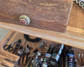 vintage wooden drawer
