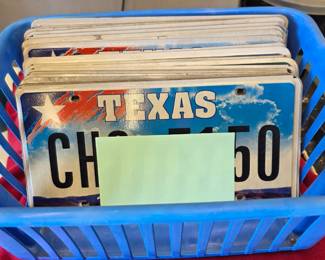license plates