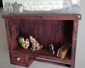 Wood shelves 