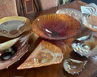 Large Glass Centerpiece Bowls